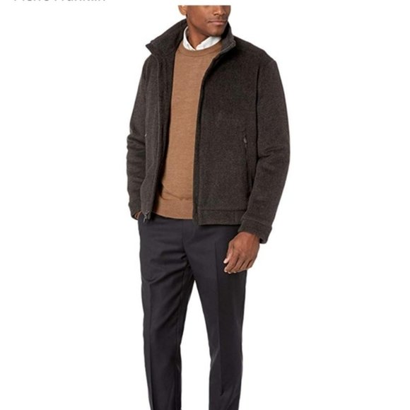 NEW $395 Hart Schaffner Marx Franklin Jacket!  XL  Brown Melange  Heavy  Wool - Picture 2 of 5